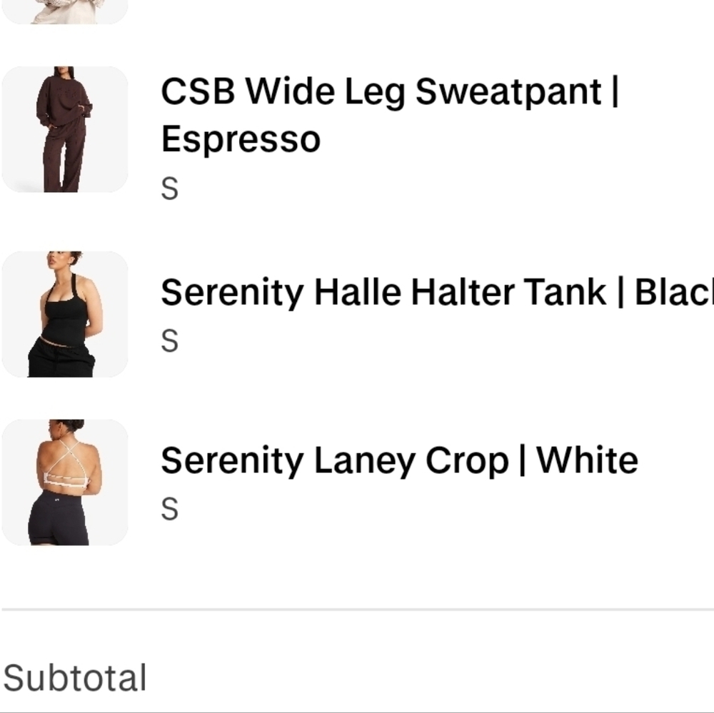 Crop Shop Boutique Serenity Laney Crop - White, size Small - Picture 6 of 6